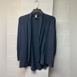 Alternative Deep Blue Open Cardigan